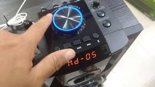 REVIEW SPEAKER POLYTRON PAS 8EF22 FM RADIO USB BLUETOOTH [upl. by Dranyer591]