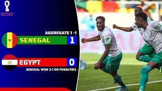 Senegal vs Egypt  FIFA World Cup Qualifiers 2022  Match Report [upl. by Nwahsad447]