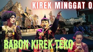 wayang kulit Ki Eko bersama cak percil Cs kirek minggato [upl. by Napas253]