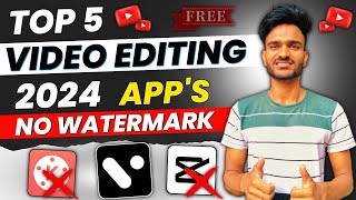 Top 5 video editing app for android  No watermark  5 best video editing app  2024 [upl. by Adore]