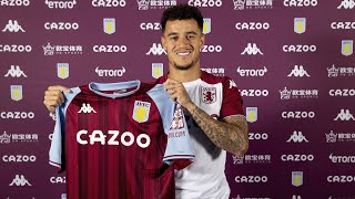 Philippe Coutinho signs for Aston Villa [upl. by Lowndes166]