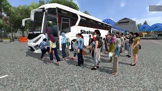 Bus simulator Indonesia tourist bus place game play HD 🎯 [upl. by Stanfield703]