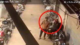 Bhiwandi ke Gaibi Nagar se Bike Chori ki Wardat CCTV Camera me Hui Qaid • Choro ka Video hua viral [upl. by Llenrahs]