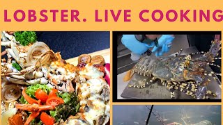 Lobster live cook [upl. by Lavena]