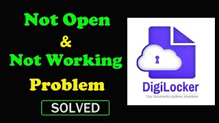 How to Fix DigiLocker App Not Working  Not Opening  Loading Problem in Android [upl. by Eyatnod426]