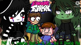 FNAF 1  Springtrap React To Friday Night Funkin Vs Edd Tord amp Uberkids Mod  Gacha Club [upl. by Siuluj632]