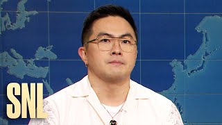 Weekend Update Bowen Yang on the Rise of AntiAsian Hate Crimes  SNL [upl. by Hsetih]