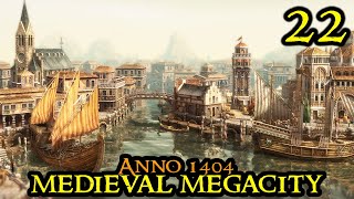 DIRECT ATTACK  Anno 1404 MEGACITY  HARD amp IAAM Mod  City Builder Part 22 [upl. by Aicekat]