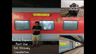 JOURNEY  Pratap Express  Kolkata To Bikaner Jn  Full Journey  Indian Railways  PART ONE [upl. by Llabmik]