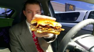 McDonalds New Signature Crafted Sweet BBQ Bacon Burger  Food Review [upl. by Oba]