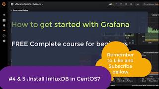 2 Grafana Monitoring  FREE Beginner course  Install InfluxDB in CentOS 7X [upl. by Britni]