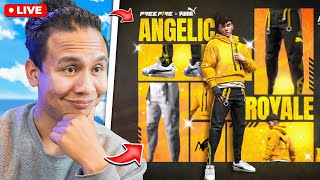 New White Angelic Event is Wow 😱 Top 1 Grandmaster Live Rank Push freefire live tondegamer [upl. by Angelica]