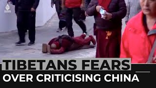 Tibetans in Nepal fear arrest for criticising Chinas policies [upl. by Everick]