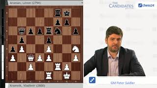 KramnikAronian Berlin Candidates 2018 Round 10 Recap with Peter Svidler [upl. by Nossyla453]