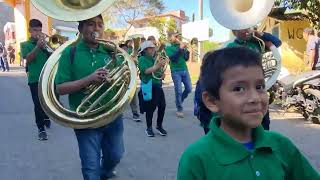 RECIBIMIENTO A LA BANDA DE SANTIAGO LAXOPA EN LACHIRIOAG 2023 [upl. by Targett]