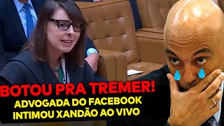 AGORA Xandão é intimado por advogada do Facebook ao vivo O Supremo tremeu [upl. by Krisha253]