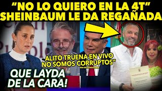 CASO LAYDA LLEGA A MAÑANERA ¡CLAUDIA LE DA REGAÑIZA EN VIVO YO NO LO QUIERO ALITO TRUENA EN TV [upl. by Irving302]