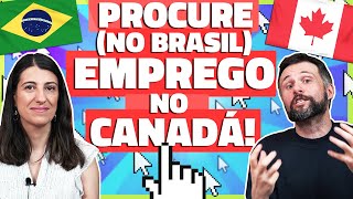 TRABALHE NO CANADÁ COM OS MELHORES SITES DE BUSCA DE EMPREGO [upl. by Aimac101]