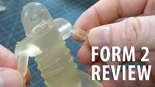 Formlabs Form 2 SLA 3D Printer Review  Yes I Printed Pickle Rick [upl. by Kyl]