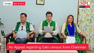 An Appeal regarding Galo Census from Chairman Central Organizing Committee Silver Jubilee [upl. by Llerrod]