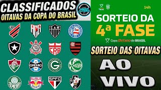 SORTEIO DAS OITAVAS DE FINAL DA COPA DO BRASIL 2024 AO VIVO [upl. by Haleemaj]