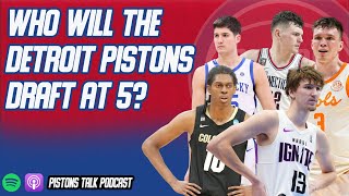 NBA Mock Draft Who Will The Pistons Pick  Pistons Talk Podcast [upl. by Nayb]