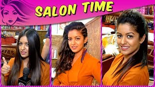 Different Looks Of Ishita Dutta  High Ponytail Hairstyle To Glam Look  Salon Time  Vatsal Sheth [upl. by Cynthy468]