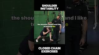 My Favorite SHOULDER INSTABILITY Physical Therapy Exercises Closed Chain [upl. by Nuarb263]