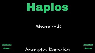 Haplos Shamrock  karaoke acoustic karaoke Acoustic Albert [upl. by Anaiviv]