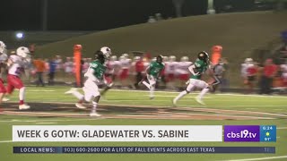 UTL PREVIEW  GAME OF THE WEEK Gladewater vs Sabine  When the Cardinals have the ball [upl. by Prady]