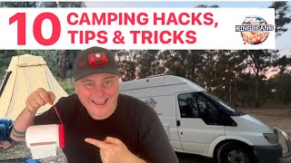 10 Camping Hacks Tips amp Tricks  The Big Lap Camping Hacks Tips amp Tricks  Caravanning Hacks [upl. by Kissiah]