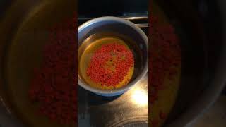 Easy ACHIOTE OIL recipe you can make at home for your PASTELES shorts [upl. by Rhu]