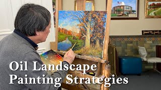 Balancing Details and Overall Composition in Oil Landscape Painting [upl. by Eserehs]