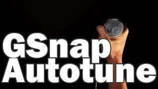 GSnap Autotune  Free Autotune in Audacity and other Music Editors [upl. by Sidnal]