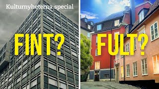 Kulturnyheterna special Fint eller fult SVT 20230306 [upl. by Acinoj]