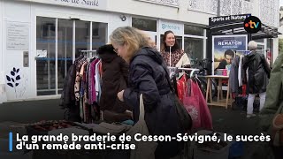 La grande braderie de CessonSévigné le succès dun remède anticrise [upl. by Nahsin423]