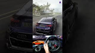 Audi RS3 in the Storm ️audi rs3 forzahorizon5 logitechg29 rain youtube [upl. by Oilegor]