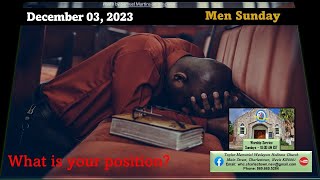 Men Sunday Worship  1000am December 03 2023  TMWHC [upl. by Woodsum]