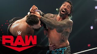 Jey Uso vs Finn Bálor Raw highlights April 15 2024 [upl. by Allicsirp1]