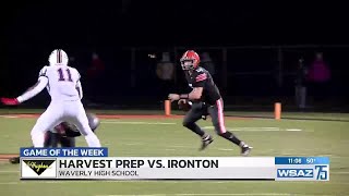 Game of the Week  Harvest Prep vs Ironton [upl. by Nichole]