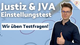 JVA Einstellungstest  Wir üben Testfragen  Aufnahmetest einfach erklärt von Plakos [upl. by Carrew103]