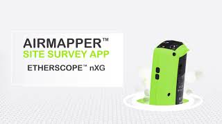 NetAlly EtherScope nXG  AirMapper™ Site Survey App [upl. by Lennahs792]