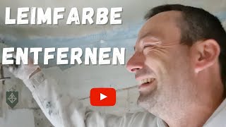 Die beste und einfachste Methode Leimfarbe zu entfernen  Kurzvideo [upl. by Kucik]