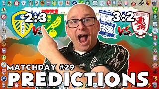 CHAMPIONSHIP PREDICTIONS  WEEK 29 [upl. by Aceber]