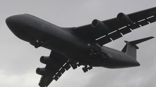 Very Loud C5 Galaxy Landing [upl. by Aigroeg]