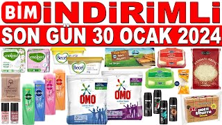 BİM İNDİRİMLERİ TEMİZLİK GIDA KATALOĞU  BİM BU HAFTA  2430 OCAK ARASI BİM MARKET İNDİRİMİ [upl. by Chapland]