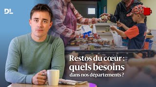 Les Restos du cœur au secours de la précarité dans nos départements [upl. by Nyleikcaj]