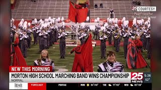 Morton High School Marching Band brings home another state championship [upl. by Heidy]