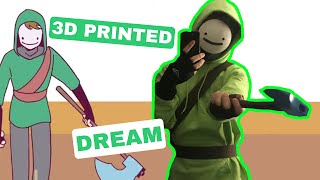 3D Printed Dream Mask  Crafting Your Minecraft Halloween Costume [upl. by Kern]