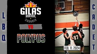 Gilas Montreal Marquis vs Polypus FernandLefebvre cadet [upl. by Eadwine]